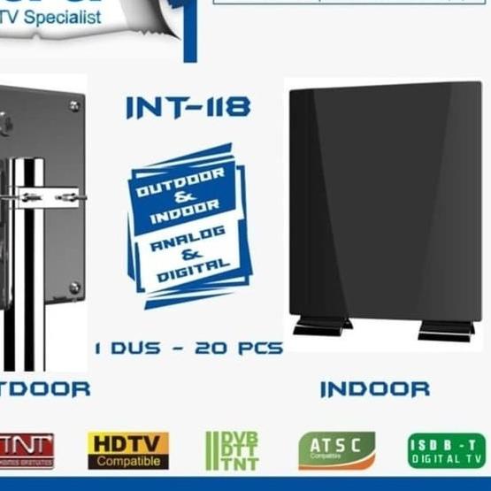 Antena TV Digital Indoor Intra INT-118