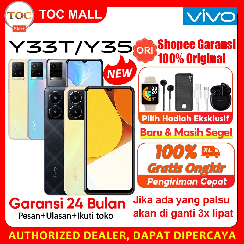 Vivo Y36 RAM 8GB +8GB Extended ROM 256GB NFC 44W FlashCharge 5000mAh 100% Original Garansi Resmi