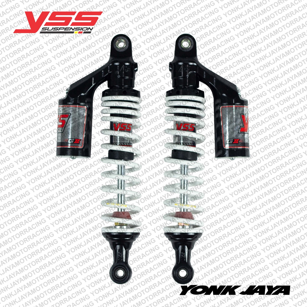 SHOCK YSS ABSORBER G2 RC302-340T-15-82-X 340MM SHOGUN/SMASH BLACK/WHITE