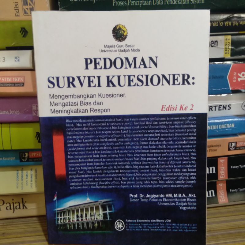 

Pedoman Survei Kuesioner Edisi 2