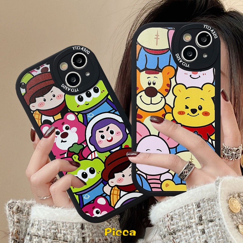 Casing Kartun Disney Buzz Lightyear Winnie Tigger VIVO Y12 Y36 Y02T Y02 Y22s Y11 V23E V25 V25E Y20 Y20i Y21 Y15 Y15s Y35 Y12i Y22 Y21s Y16 Y33s Y31 Y91C Y17 Y15A Y30 Y91 Y20s Cover