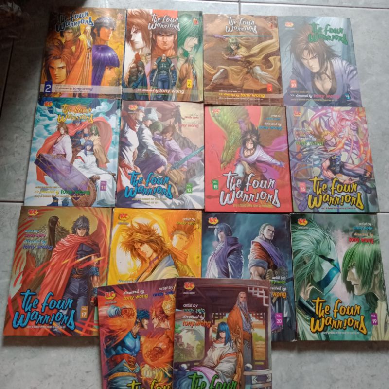 komik manhua silat the four warriors