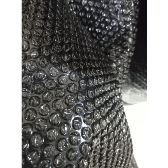 

Plastik bubble wrap roll hitam dan bening wellpack uk 125cm x 50m - bening