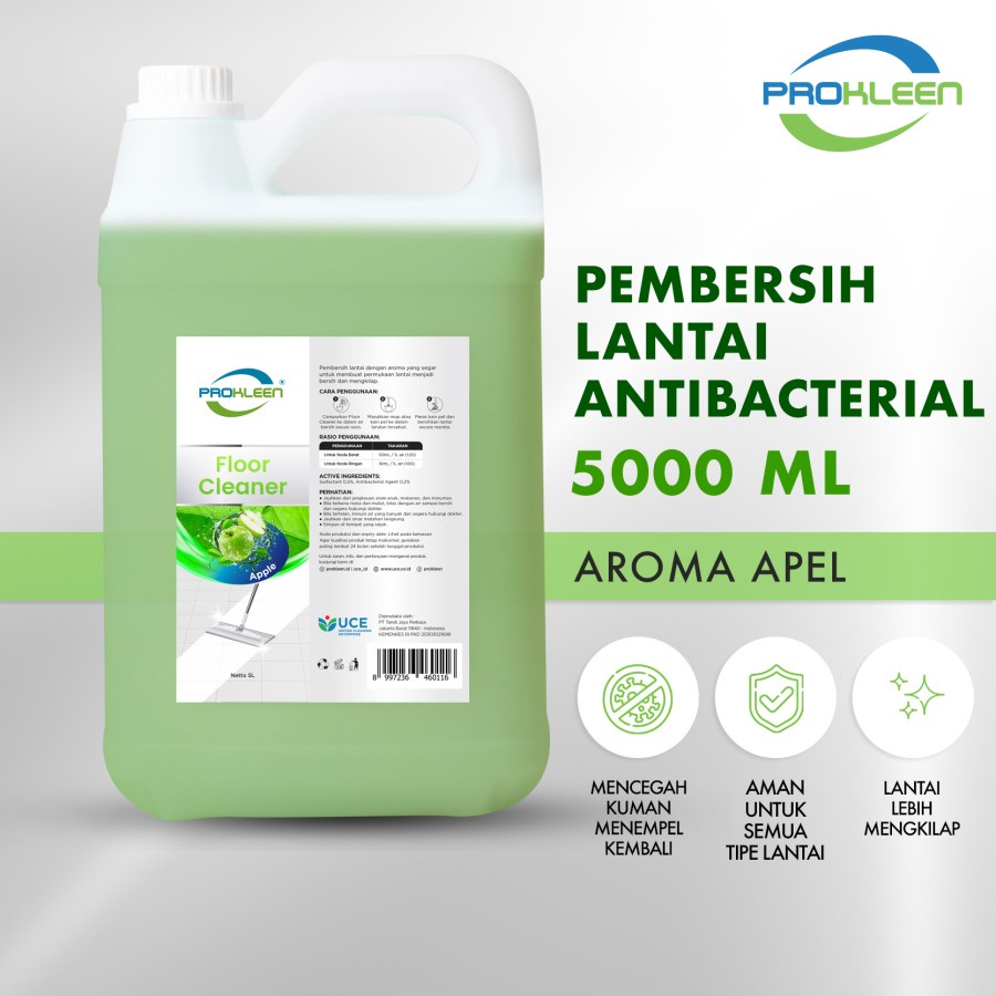 GOJEK GRAB Pembersih Lantai Antibacterial PROKLEEN Floor Cleaner 5 Liter ORIGINAL