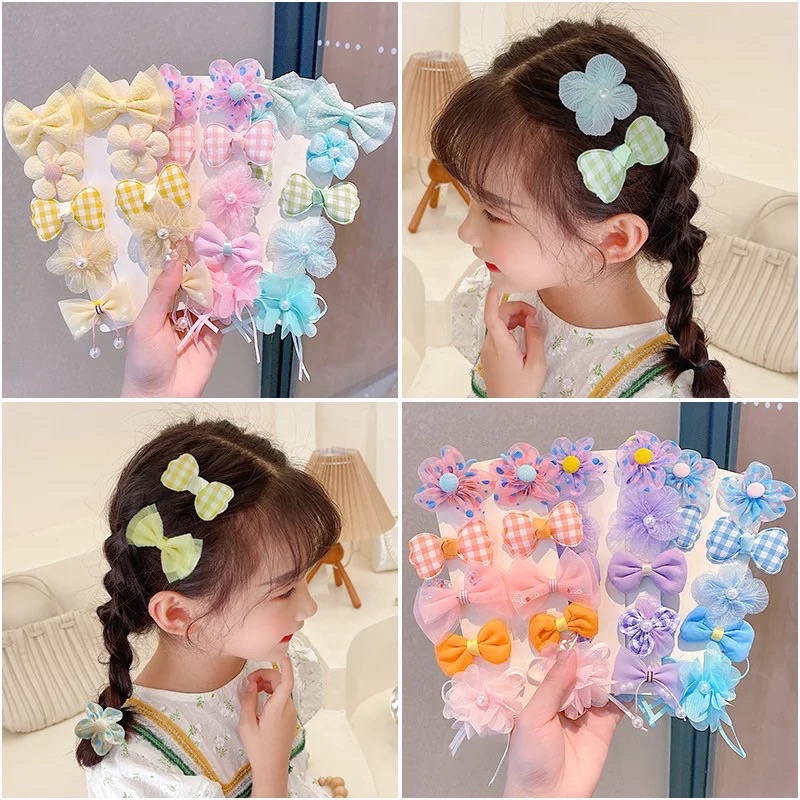 10PCS / SET JEPITAN RAMBUT ANAK KOREA / JEPIT RAMBUT ANAK MOTIF LUCU / JEPITAN RAMBUT KOREA