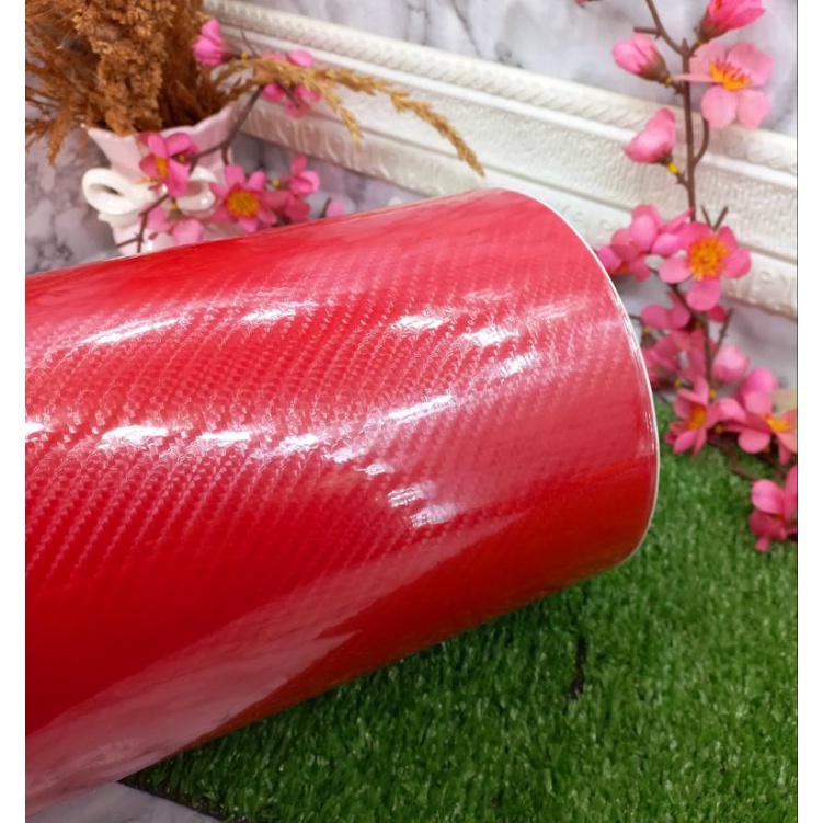 Sticker Skotlet Carbon/ Stiker Karbon Merah