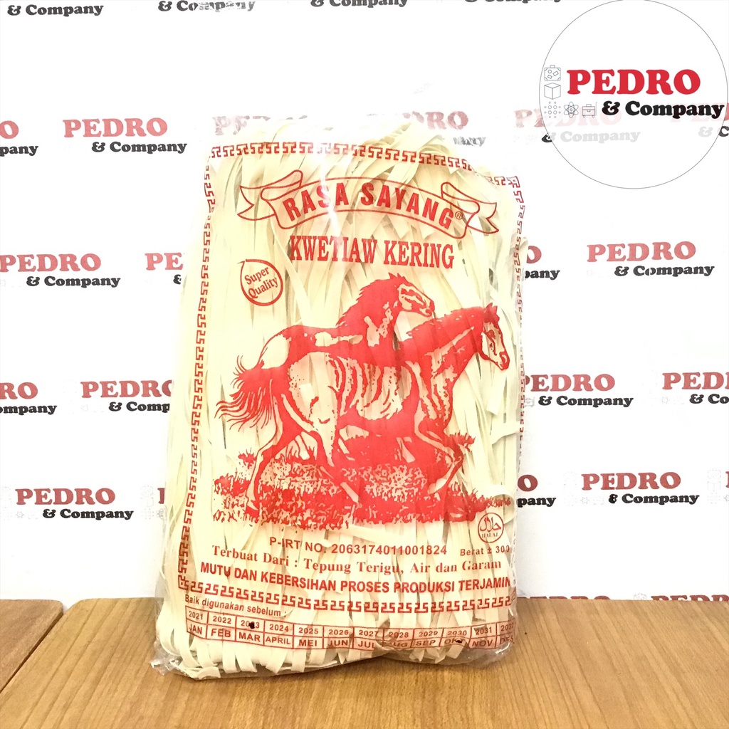 

Rasa sayang kwetiaw kering 300 gram - cap kuda kwetiau noodle