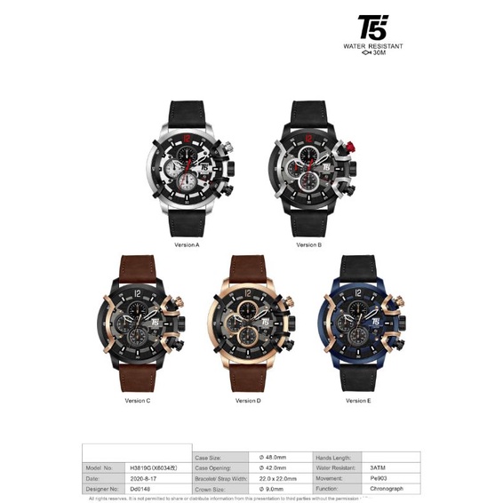 Jamtangan Original T5 chrono model keren banget