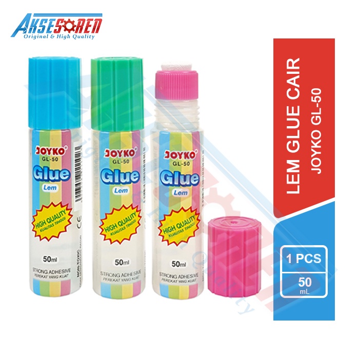 Jual Lem Kertas Glue Stick Lem Cair Joyko Gl Ml Perekat Kertas Materai Lem Bening