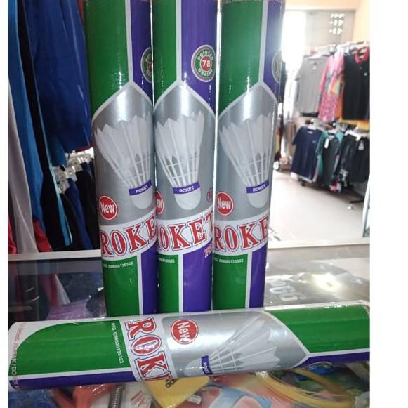 ゥ Shuttlecock badminton roket ungu kok bulutangkis roket ungu ワ