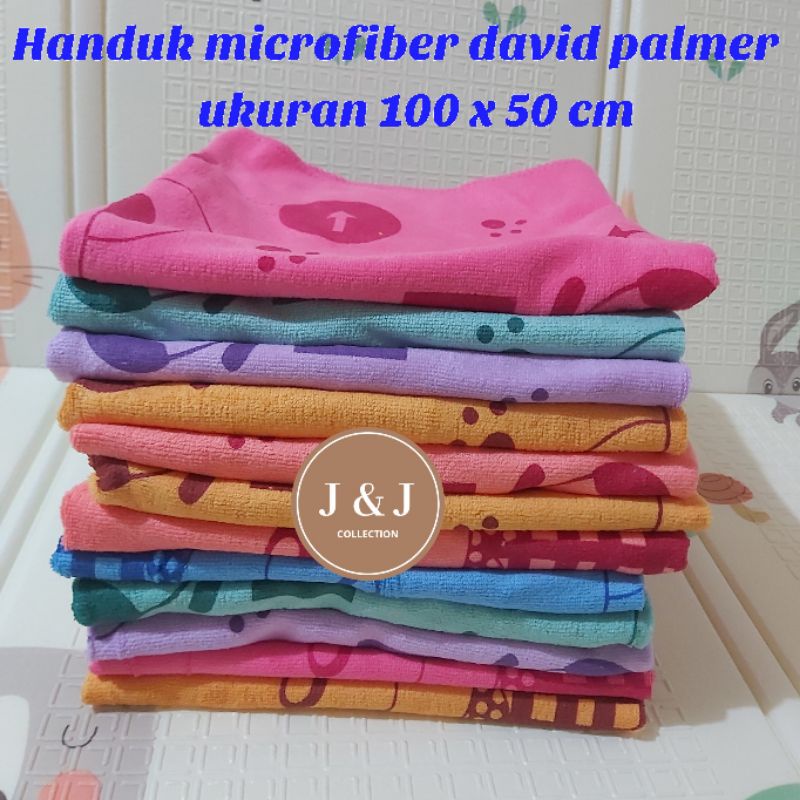 Handuk Bayi / Handuk microfiber David palmer Ukuran 100 x 50 cm