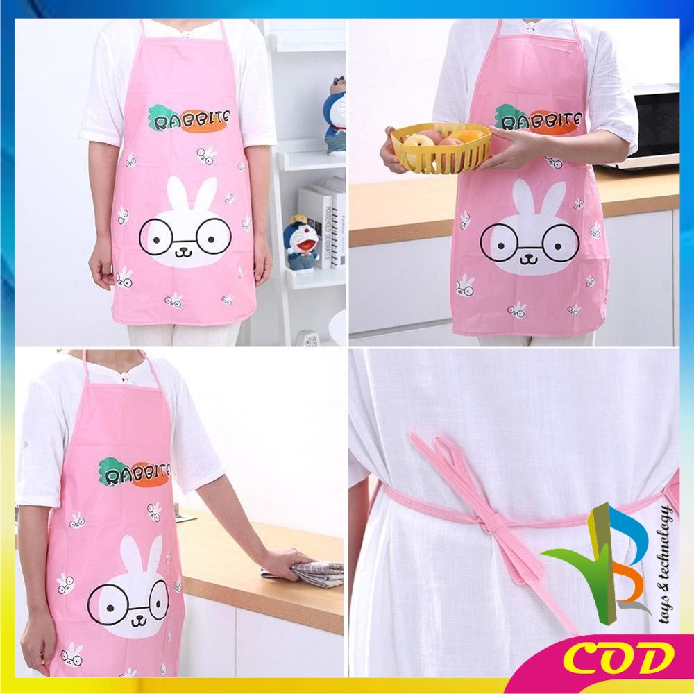 RB-C135 Celemek Masak Anti Air Apron Masak Waterproof Celemek Dapur Karakter Kartun Lucu Murah