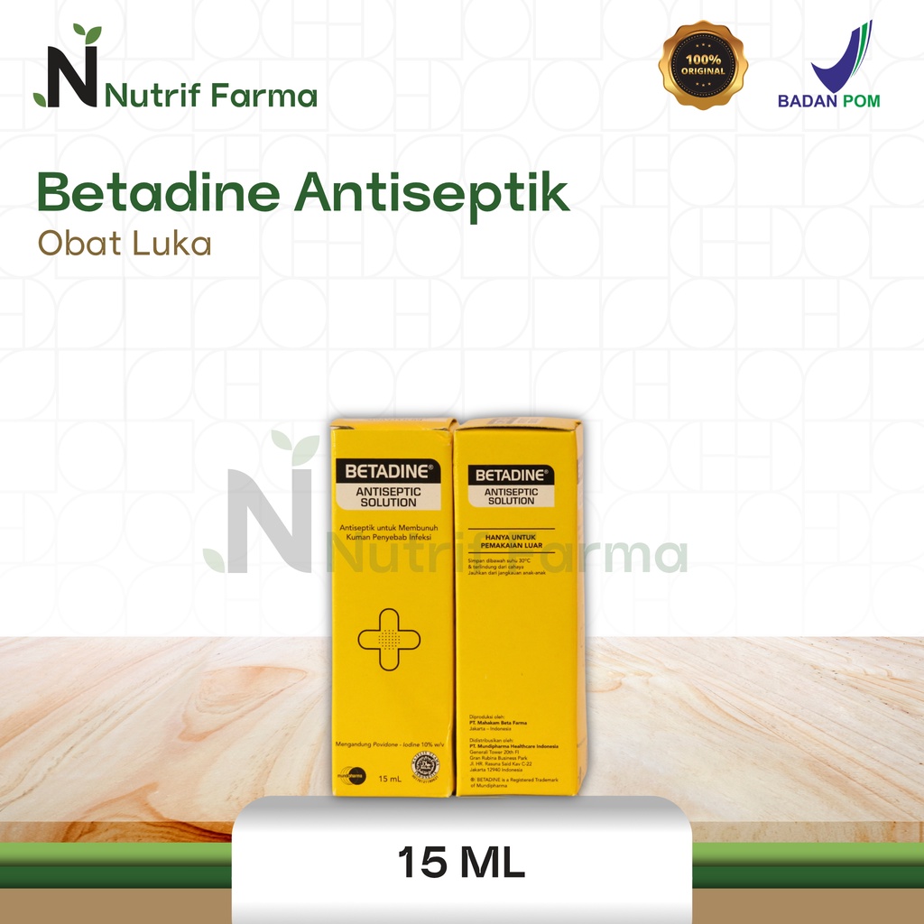 Betadine Antiseptic Solution 5 ml / Betadine Solution 15 ml / Betadine Solution 30 ml