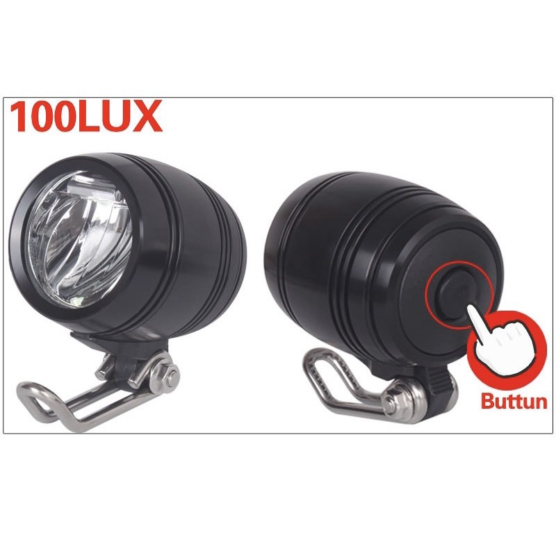 Lampu Depan Escooter Ebike Skuter Listrik Sepeda Fiido 36V-80V