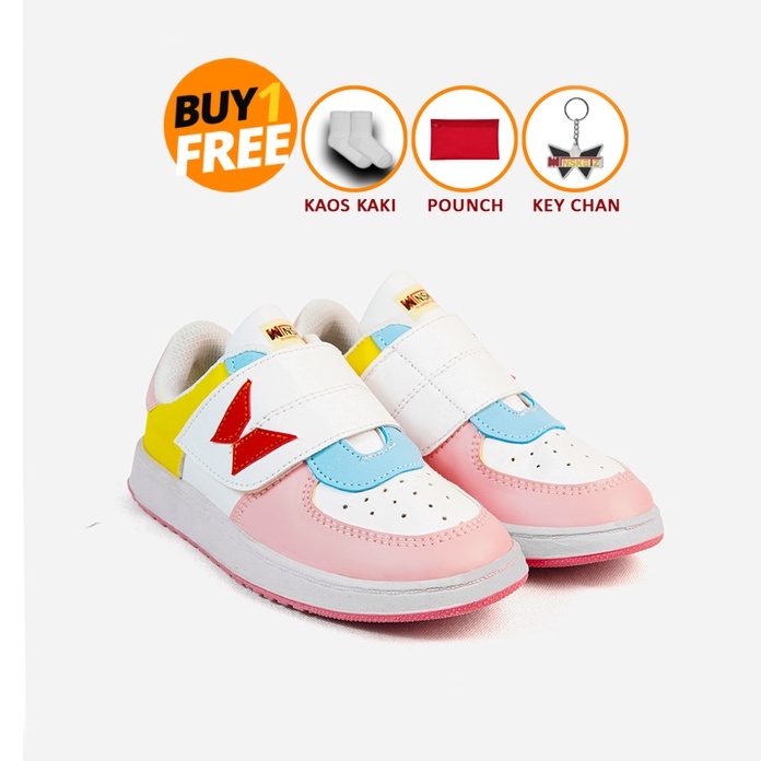 WINSKETZ - Wins Low Rainbow | Sepatu Anak Perempuan | Sneakers Anak Perempuan | Sepatu Anak Cewe | Sneakers Anak Cewe | Sepatu Anak Original