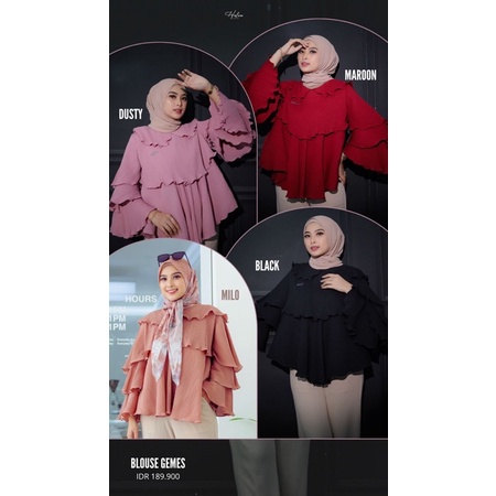 BLOUSE GEMES by HALWA APPAREL