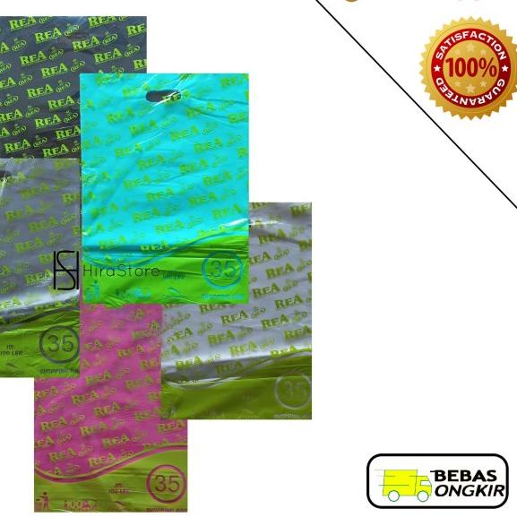 

Kantong Plastik HD Plong 35x50 isi 100 lembar merk REA packing online - Pink