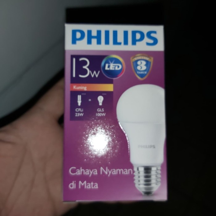 Philips Lampu Led 13W 13 W 13Watt 13 Watt Kuning Warm White