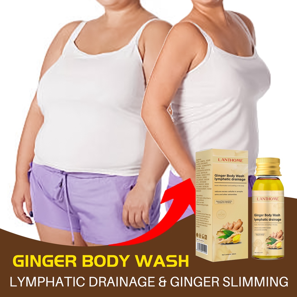 【COD】Penurunan berat badan dan pelangsingan/sabun mandi jahe Ginger Slimming Body Wash Lotion Sabun Mandi Losing Weight Body Firming Cellulite Remove Lymphatic Drainage Natural Health Body Care