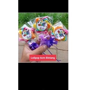 

permen lolipop 6 cm bintang minimal pembelian 5 pcs
