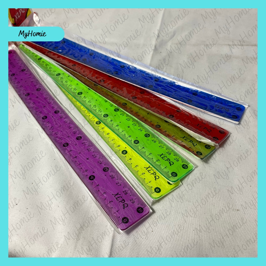 

[24PC] Penggaris 30CM Lentur XLPQ Warna