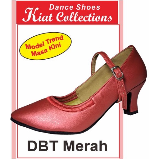 Sepatu Dansa Tango Salsa Pesta Latin Dance Shoes Tari Ballroom (DBT New)