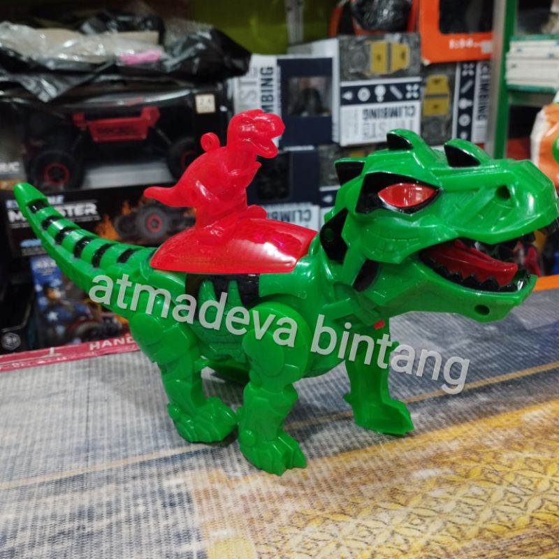 Mainan Animal box Kumbang Dinosaurus Dragon Full Musik dan Lampu Warna Warni