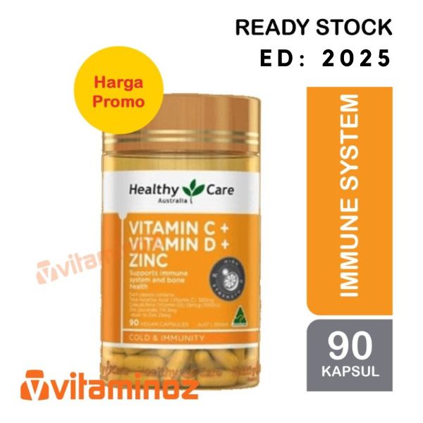 HEALTHY CARE VITAMIN C + VITAMIN D + ZINC - 90 KAPSUL