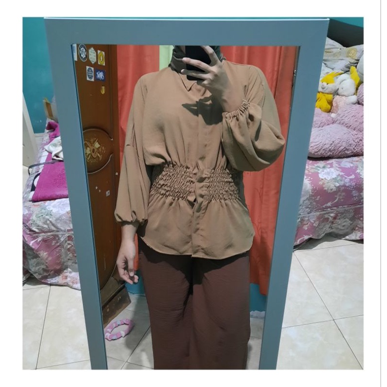 EDREA CRINKLE BLOUSE | CRINKLE BLOUSE PREMIUM