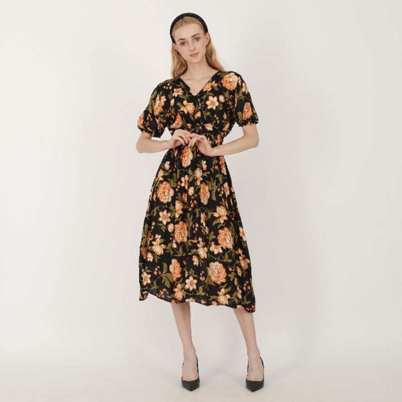 Daster Bali busui panjang Helena Lengan 3/4