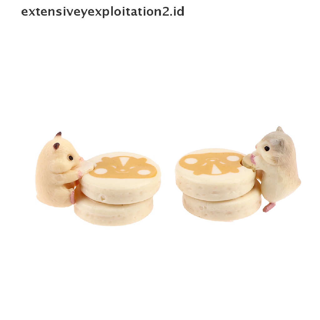 Mainan Makanan Hamburger / Hamster / Dessert Mini Untuk Dekorasi Rumah Boneka