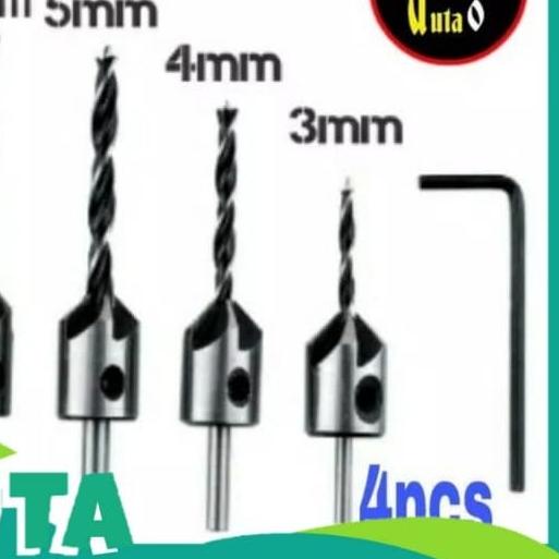 MATA BOR KAYU PLUS COUNTERSINK HSS DRILL