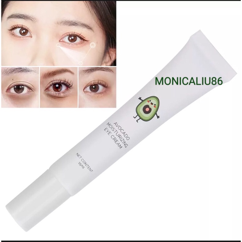 BISA COD / YAQINUO AVOCADO MOUSTURIZING EYE CREAM / KRIM PENGHILANG MILIA LEMAK BAWAH MATA