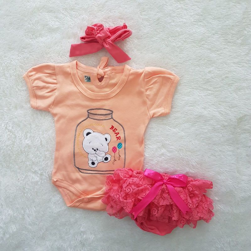 Baju Bayi Little Bear set