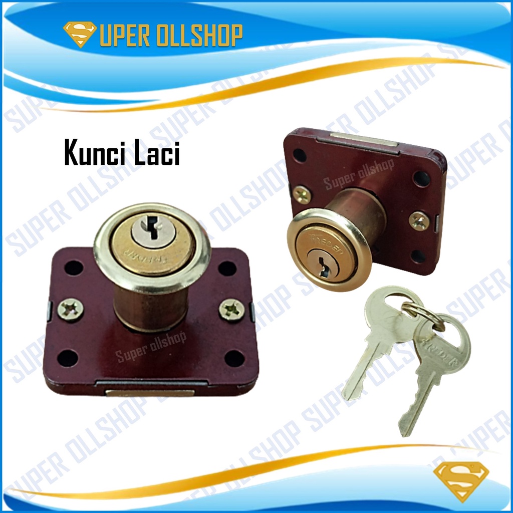 Kunci Laci Lemari Olimpik Kicenset Meja Kantor Besar / Kunci Laci Lemari Loker Drawer Lock Kecil Murah