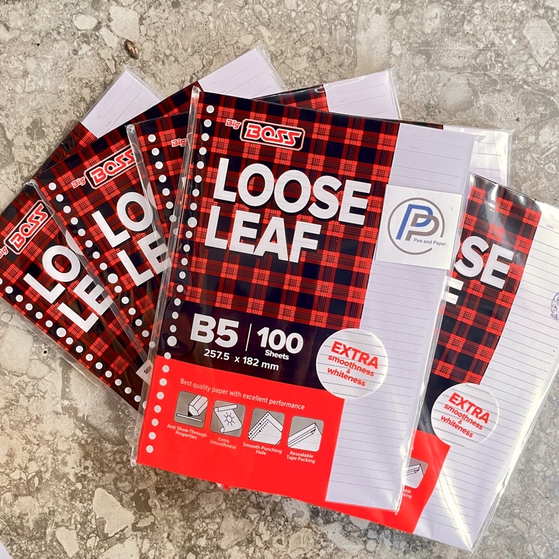 

Isi Kertas Binder B5 100Pcs