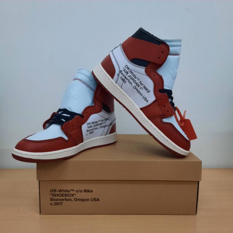 Nike Air Jordan 1 Retro High Off-White Chicago-White/Black-Varsity Red
