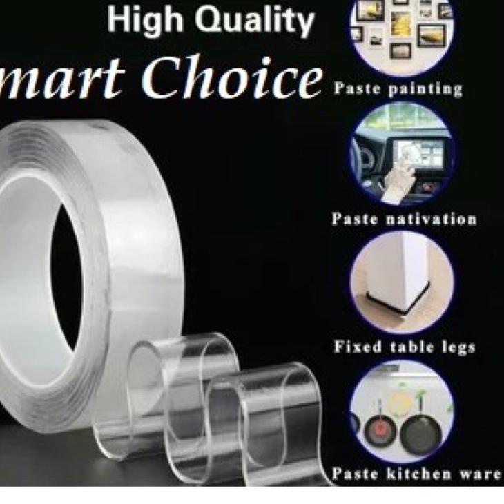 

⇿ Double Tape Nano Dua Sisi 1mm 1meter ¢