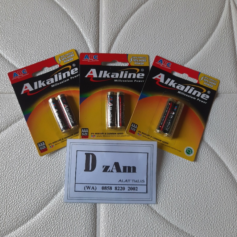 

ALKALINE AAA ISI 2 | ALAT TULIS MURAH | GROSIR ALAT TULIS | BISA COD | ATK | DZAMSTORE