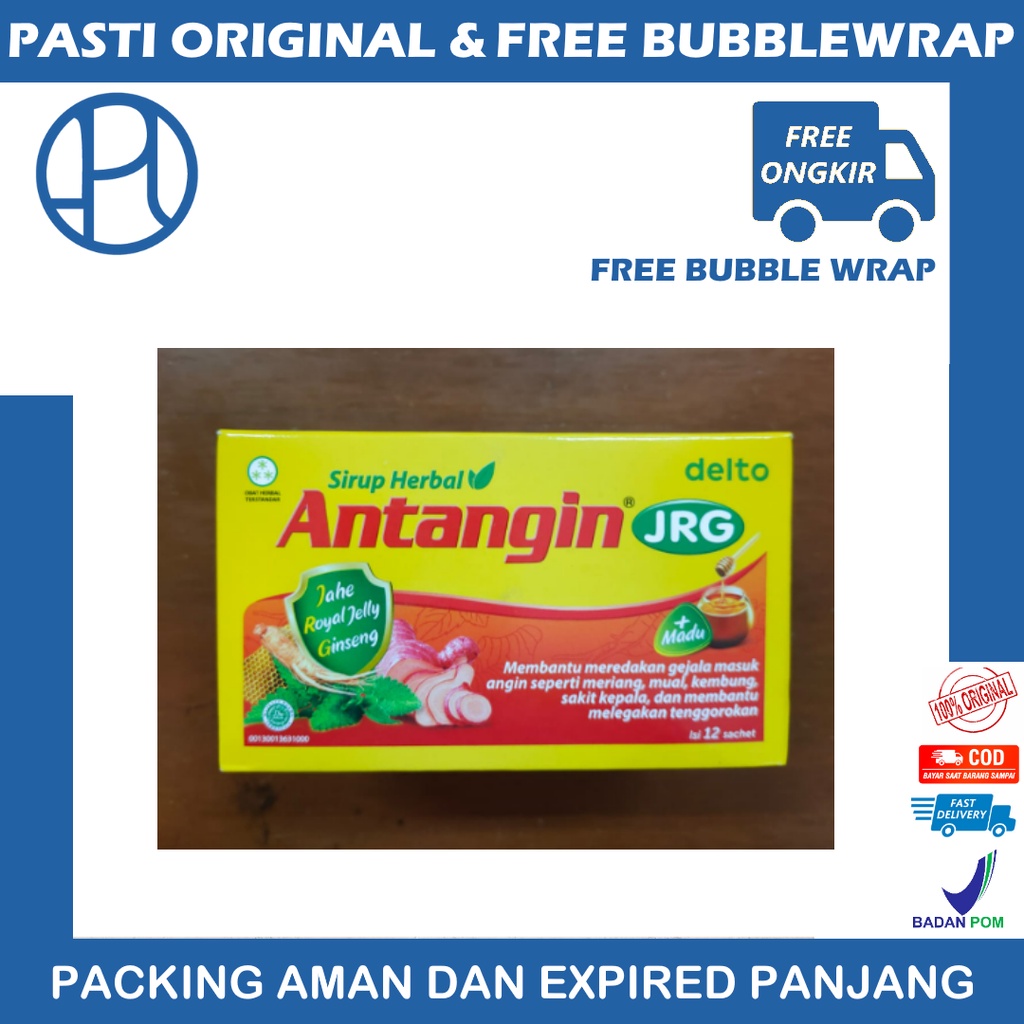 ANTANGIN JRG SYRUP BOX ISI 12 SACHET MASUK ANGIN MUAL FLU DEMAM