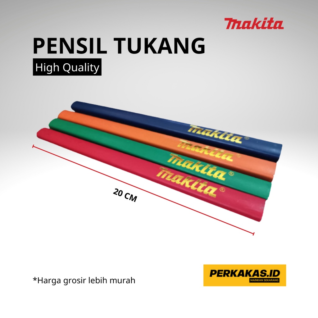 Pensil Tukang Kayu MAKITA Tebal ANTI PATAH