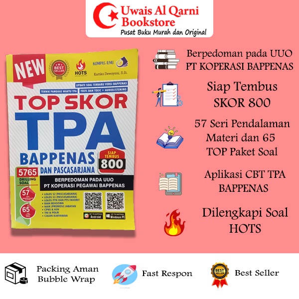 ORIGINAL NEW TOP SKOR TPA BAPPENAS DAN PASCASARJANA - KOMPAS ILMU
