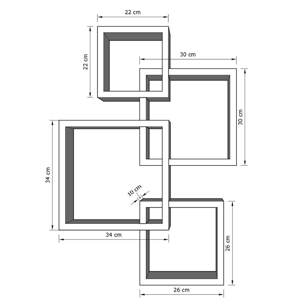 S.K Rak Dinding Susun Kayu Minimalis Rak Buku Serbaguna Kotak Modern Hiasan ruang Kantor Rumah tempat Pot Bunga Termurah floating shelves wall decor hiasan dekorasi ruang tamu kamar kayu pinus jatibelanda import