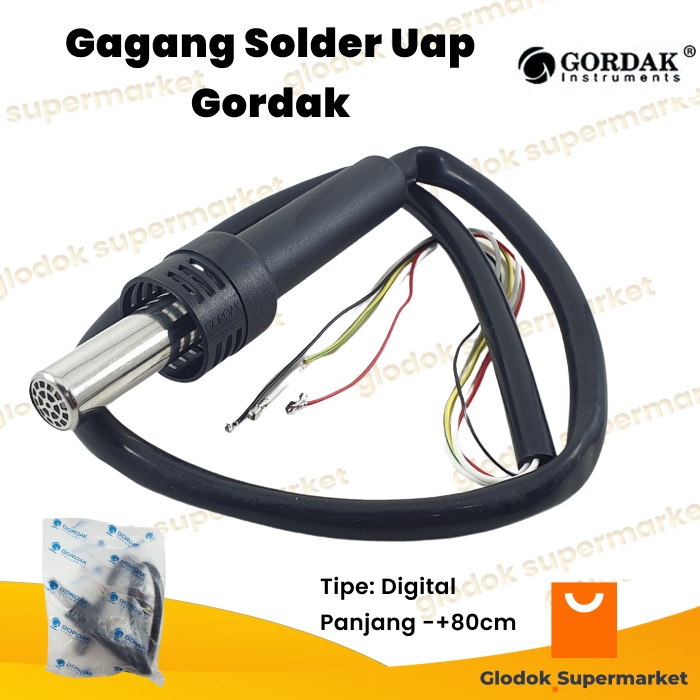 Spare Part Gagang Selang Solder Uap Gordak Digital 5 Kabel