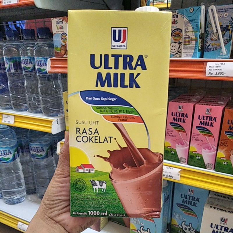 

ultra milk UHT cokelat 1000ml