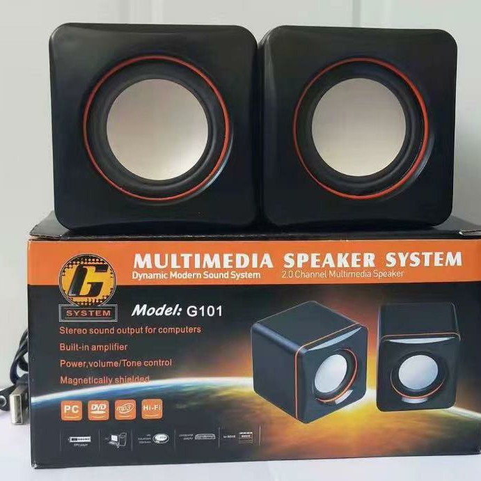 speaker SPEAKER AKTIF MULTIMEDIA LAPTOP PC HANDPONE E-SMILE YS 101B(L1L8) Murah Abiss Speaker PC Gam