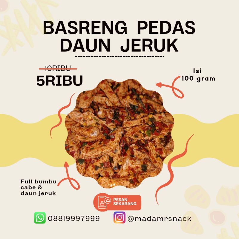 

BASRENG PEDAS DAUN JERUK