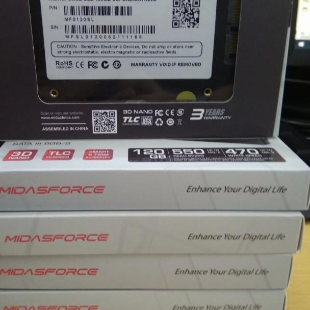 SSD Midasforce 120GB Midas Force SSD Sata 3 - SSD saja