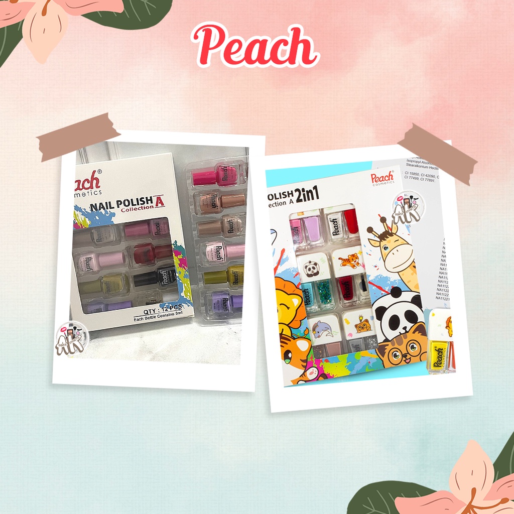 PEACH KUTEK PER-KOTAK SERIES ( COLLECTION / 2IN1 )
