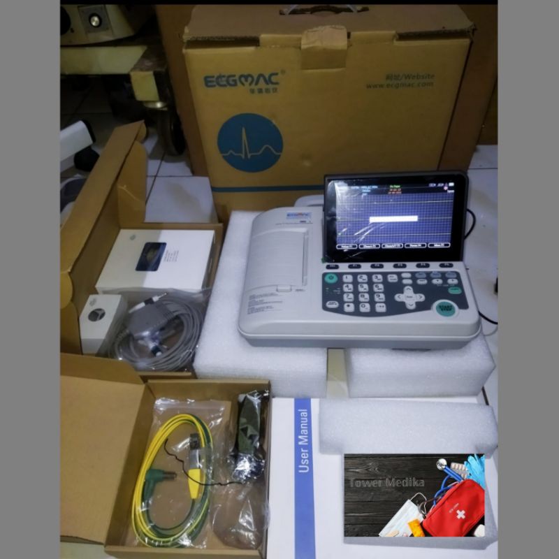 ECG 3 CHANNEL MAC EM 301 MULTI CHANNEL
